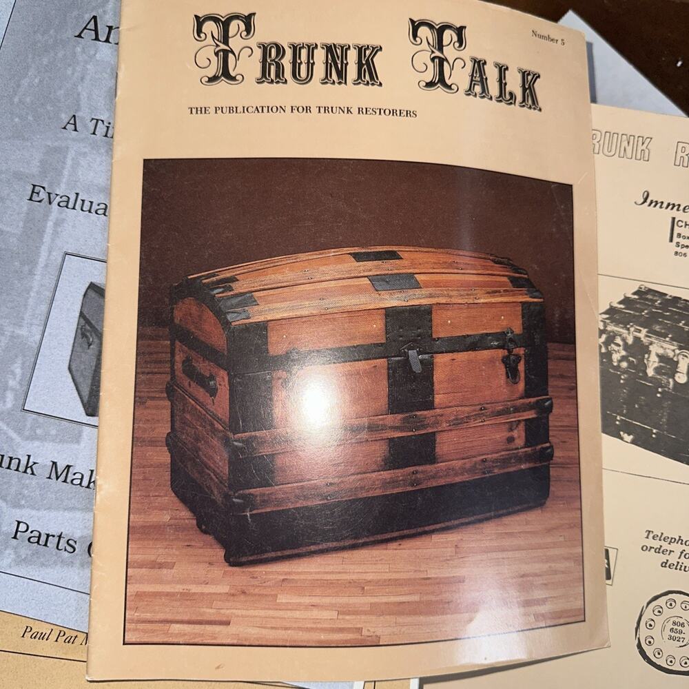 Trunk Talk magazine No. 5, Charolette‎ Ford Trunks; undated